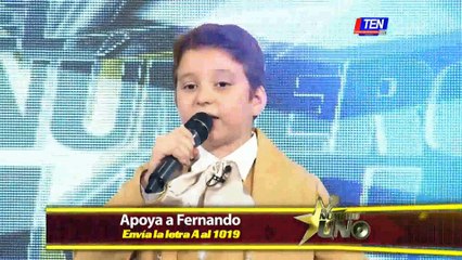 Fernando enamora al público con su  mágica voz