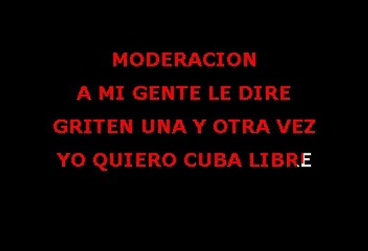 Cuba libre - Willy Chirino (Karaoke)