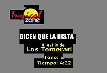 Dicen Que La Distancia - Los Temerarios (Karaoke)