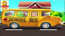 En de dibujos animados de ir a gamiks diversión de la historieta de los niños del autobús escolar de la escuela la escuela