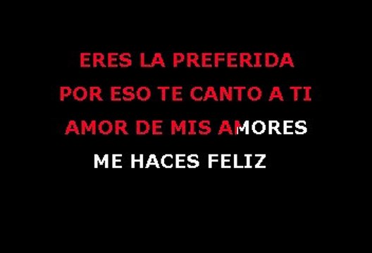 El Amor Mas Bonito - Tito Nieves (Karaoke)