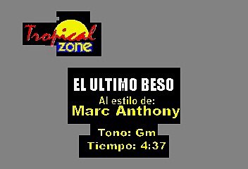 El Ultimo Beso - Marc Anthony (Karaoke con voz guia)