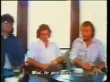 Deep Purples Ian Gillan, Ian Paice and Roger Glover being interviewed in 1987
