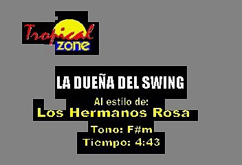 La Dueña De El Swing - Los Hermanos Rosario (Karaoke)