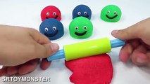 Et couleurs Créatif pâte visage pour amusement amusement enfant Apprendre moules jouer avec Smiley zoo animal