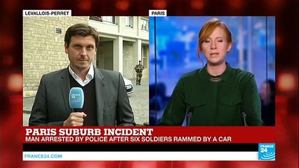 France Police arrest suspect who rammed soldiers after shootout