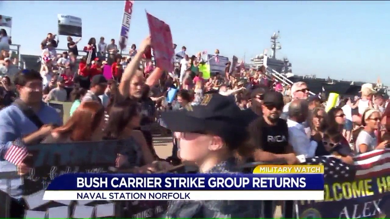Loved Ones Rejoice as George H.W. Bush Carrier...