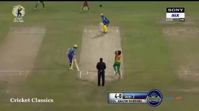 CPL 2017 Highlights-Match 19- Guyana Amazon Warriors vs Barbados Tridents _ Caribbean Premier League