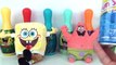 Bolos colores divertido juego aprendizaje felpa conjunto Bob Esponja esponja juguetes Playdoh surpirse