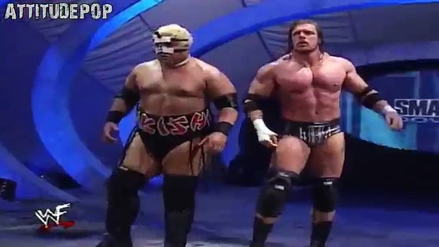 Stone Cold & The Rock Vs Triple H & Rikishi