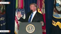 Trump On Afghanistan Strategy: 'We Are Not Nation Building...We Are Killing Terrorists'
