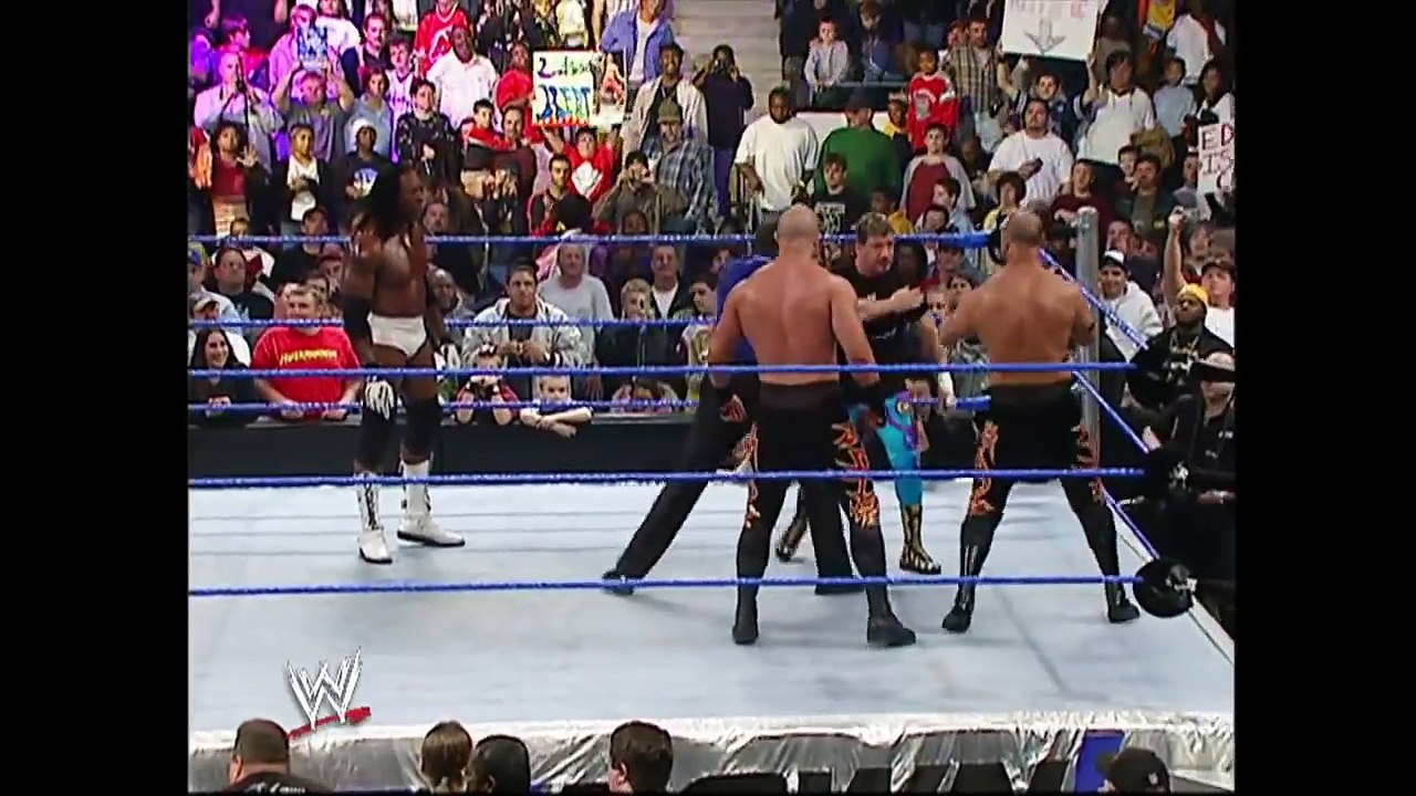 Eddie Guerrero & Booker T vs The Basham Brothers SmackDown 12.02.2004