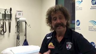 Western Bulldogs Doctors, Epworth’s Dr Gary Zimmerman talks about the big game