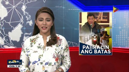 Pres. Duterte, tiniyak na paiiralin ang batas sa pagkamatay ni Kian Delos Santos