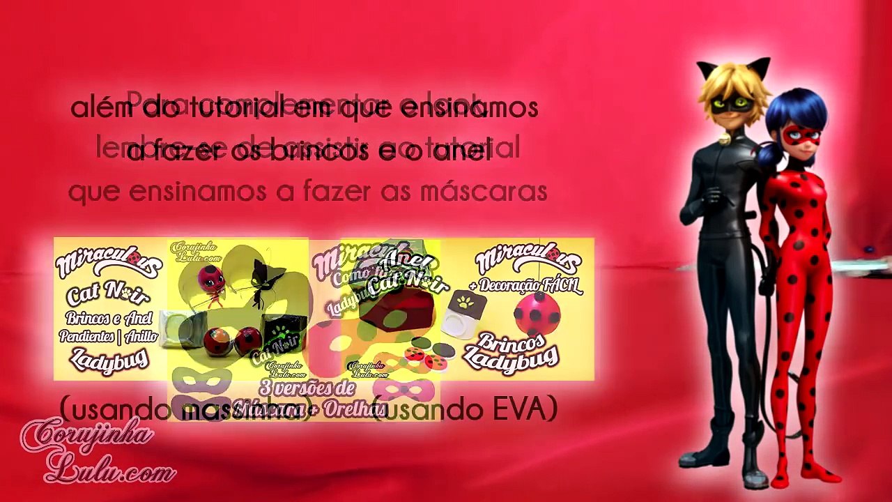 DIY Miraculous: Como fazer a Fantasia / Roupa da Ladybug e do Cat Noir | Corujices da Lu