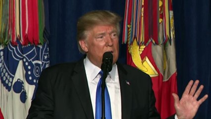 Trump descarta retirada rápida dos EUA do Afeganistão