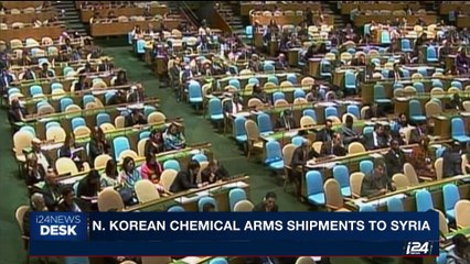 i24NEWS DESK | N. Korean chemical arms shipments to Syria | Tuesday, August 22nd 2017