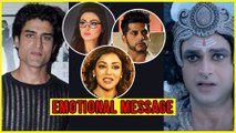 Tv Stars Emotional Massage on Gagan Kang And Arjit Lavania's Shocking Death!