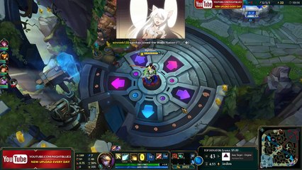 NEW STAR GUARDIAN EZREAL JUNGLE SPOTLIGHT | THE CUTEST GIRL | GUNBLADE DAMAGE IS INSANE - Nightblue3