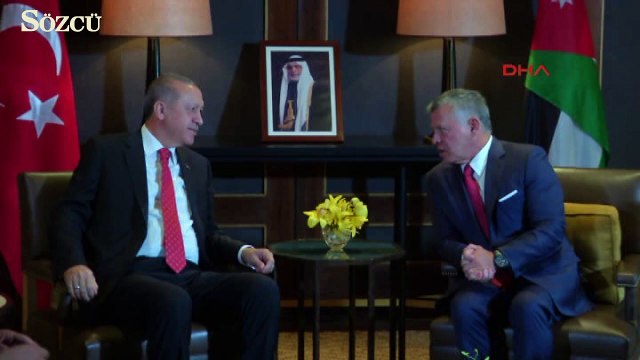 Cumhurbaşkanı Erdoğan, Ürdün Kralı 2. Abdullah ile görüştü