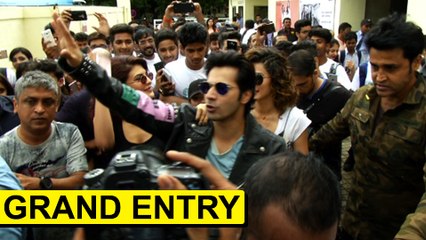 Varun Dhawan, Jacqueline Fernandez, Taapsee Pannu GRAND ENTRY At Judwaa 2 Trailer Launch