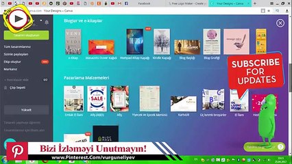 Facebook və YouTube Üçün Logo və Banner Hazırlanması _ YENI 2017
