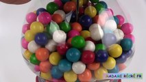 Gumball machine distributeur de bonbons rétro apprendre les couleurs madame récré franca