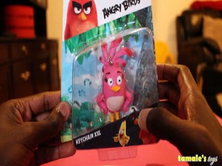 ANGRY BIRD'S MOVIE STELLA PINK KEYCHAIN XXL REVIEW Toys BABY Videos