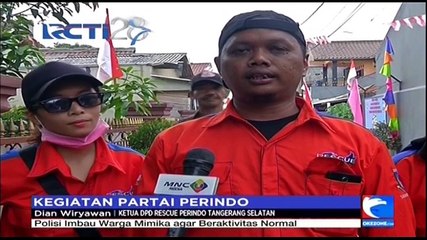 Rescue Perindo Lakukan Pengasapan di Tangsel