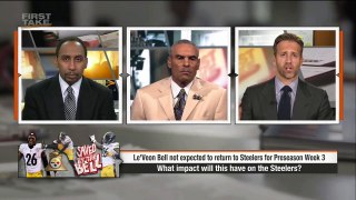 Le'Veon Bell holding out of preseason keeps him from getting hurt _ First Take _ ESPN-LiTXCwC9OsY