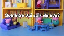 Peppa Pig George com medo do Dinossauro acampamento assustador Portugues DisneyKids Brasil