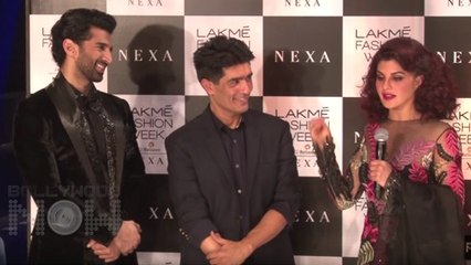 Jacqueline Fernandez Speech After Rampwalk For Manish Malhotra At Lakme Fashion Week 2017