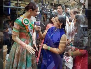 Rana Daggubati & Tamannaah Bhatia participate in India Day Parade in NY
