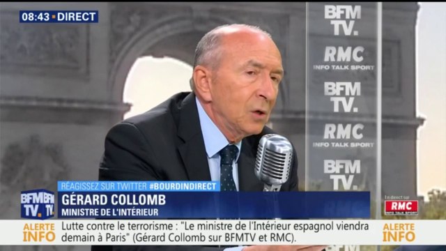 Attentats en Espagne: Gérard Collomb confirme que nos services de renseignement ne connaissaient pas cette cellule terroriste