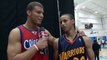Blake Griffin Interviews Stephen Curry and James Harden at 2009 Rookie Photo Shoot-AL1VhgZNab0