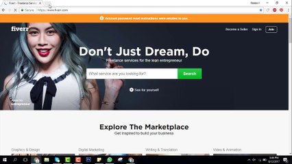 how to reset my fiverr acount password within 10 minutes in hindi/urdu 2017