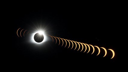 Watch: Moon blots sun out of sky as total solar eclipse mesmerises US