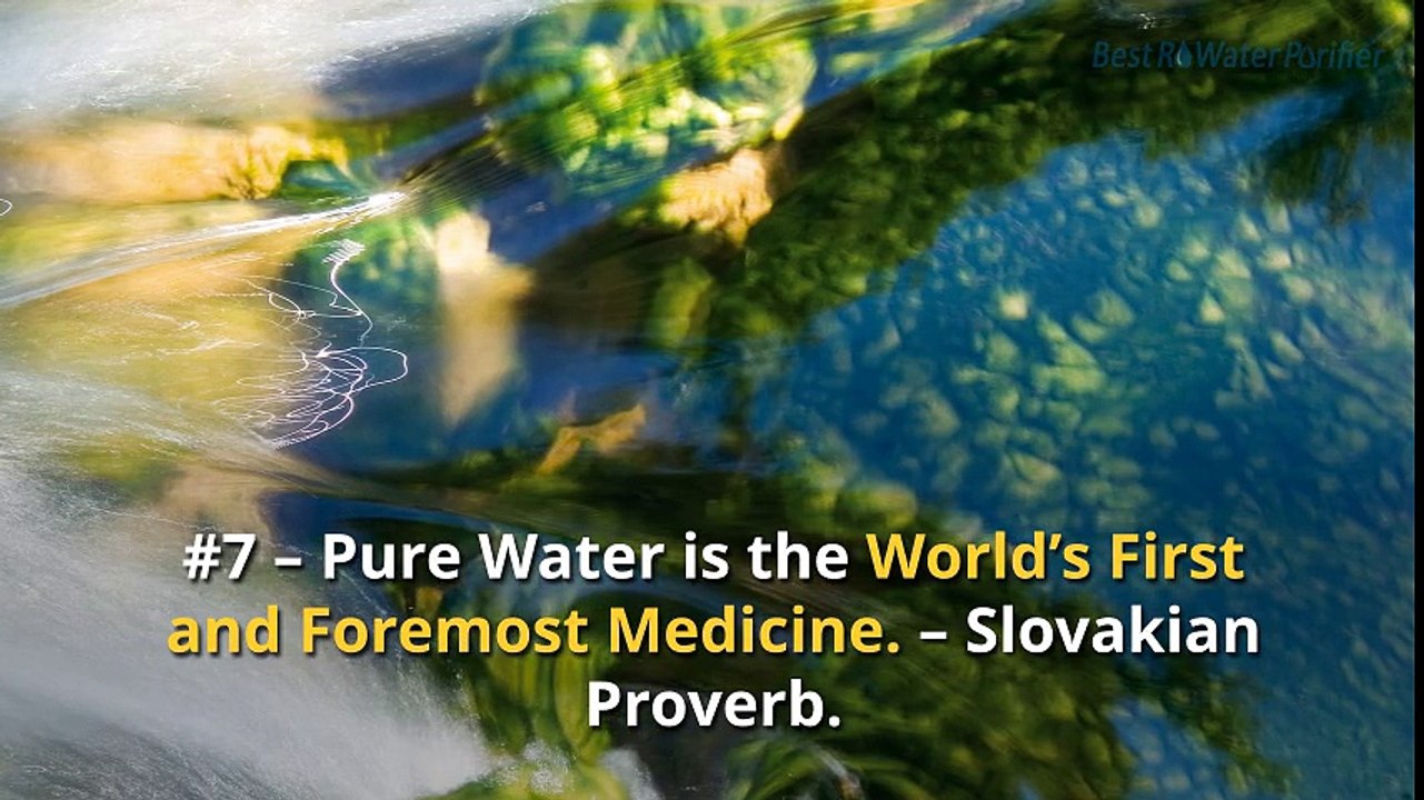 19 Inspirational Quotes about Water - Save Water