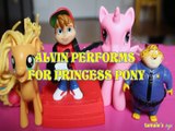 ALVIN PERFORMS FOR PRINCESS PONY APPLEJACK ZOOPTROPOLIS ALVIN & THE CHIPMUNKS Toys BABY Videos, NICKELODEON , MY LITTLE
