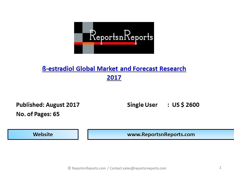 Estradiol Global Market Share and Trade Research Report (by Country, Key producer, Import/Export, price Analysis) up to