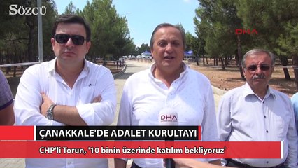 Adalet Kurultayı'na 10 binden fazla kişi katılacak