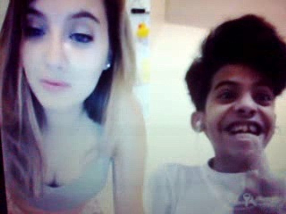 SEXY GIRL AND LITTLE BOY VIDEO CHATTING