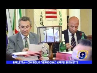 Barletta | Consiglio "Vergogna", Maffei si dimette