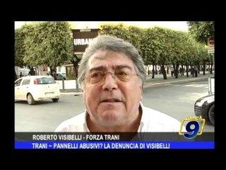 Trani | Pannelli abusivi, la denuncia di Visibelli