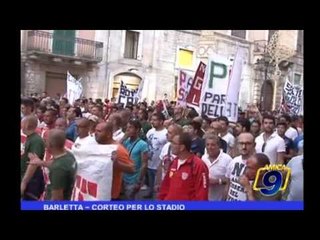 Barletta | Corteo per lo stadio