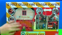 Moteur feu pompier amusement amusement gare jouets un camion déballage sam jupiter ckn