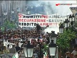 TG 02.08.12 Manifestazioni a Taranto sospese per lacrimogeni e contestazioni