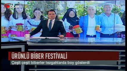 Ürünlü Biber Festivali (Haber 21 08 2017)