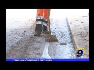 Trani | Un acquazzone e tanti disagi