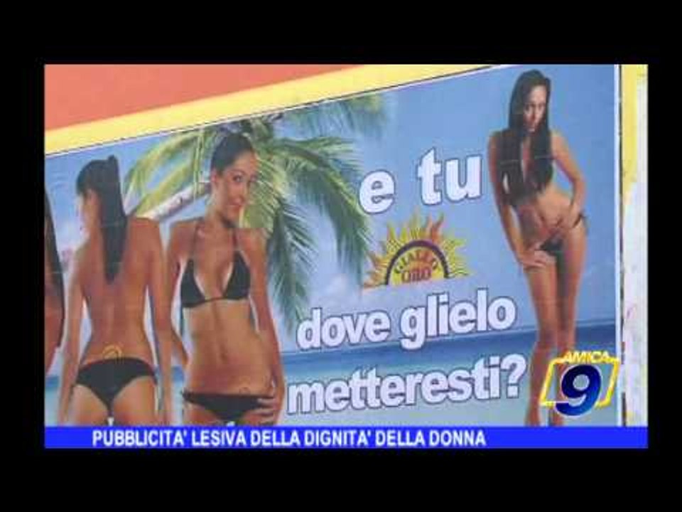 Pubblicità lesiva della dignità della donna
